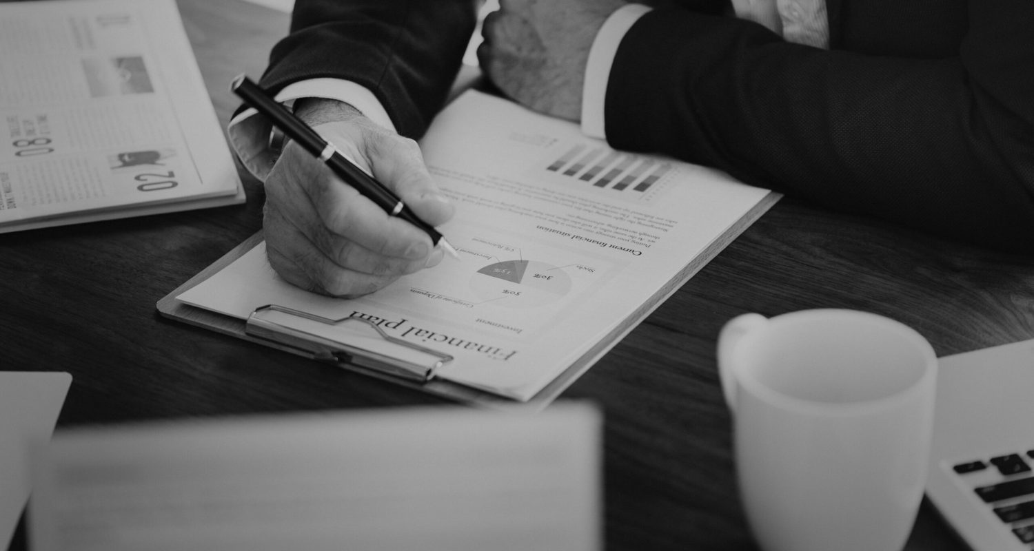 Business data analysis graph